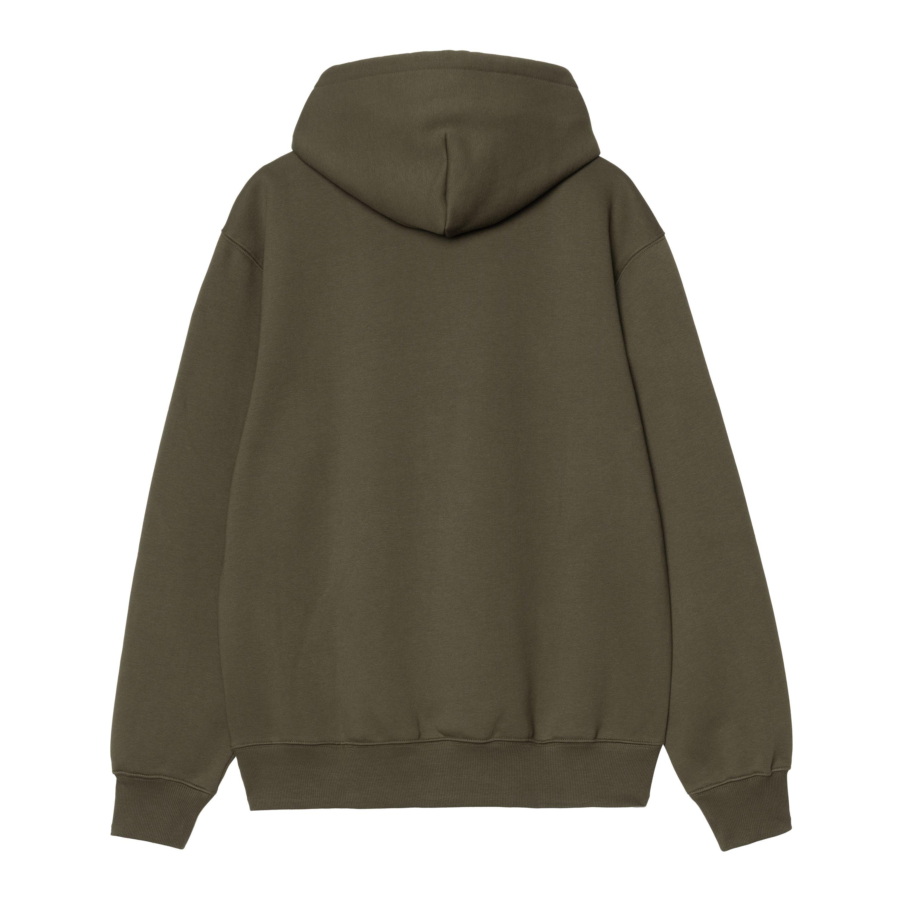 Carhartt WIP Hooded Carhartt Sweatshirt en Verde